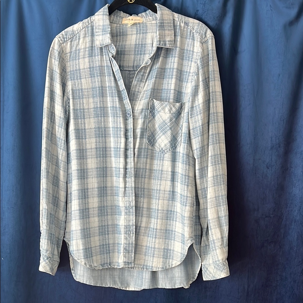 Blue Plaid Women’s Shirt